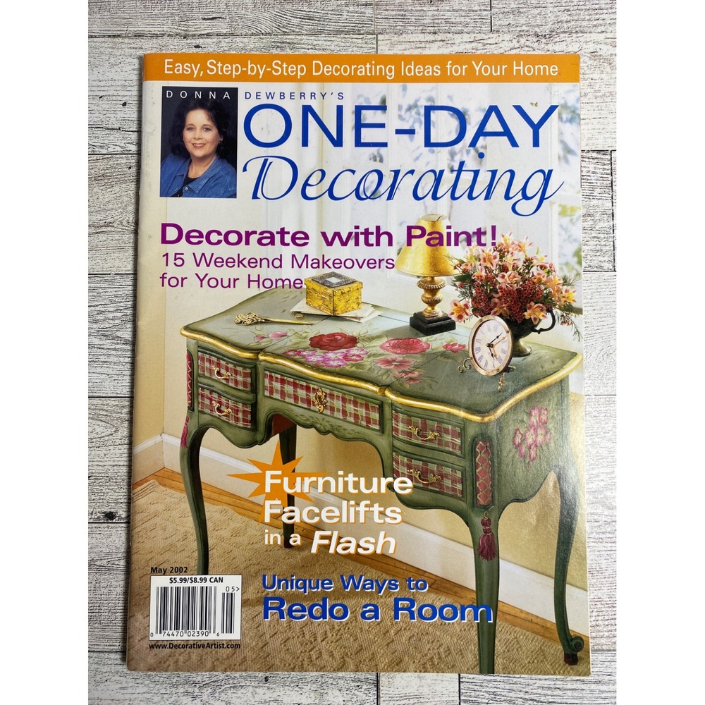 Donna Dewberrys One-Day Decorating 2002 One-Stroke Paint DIY Furniture Makeover